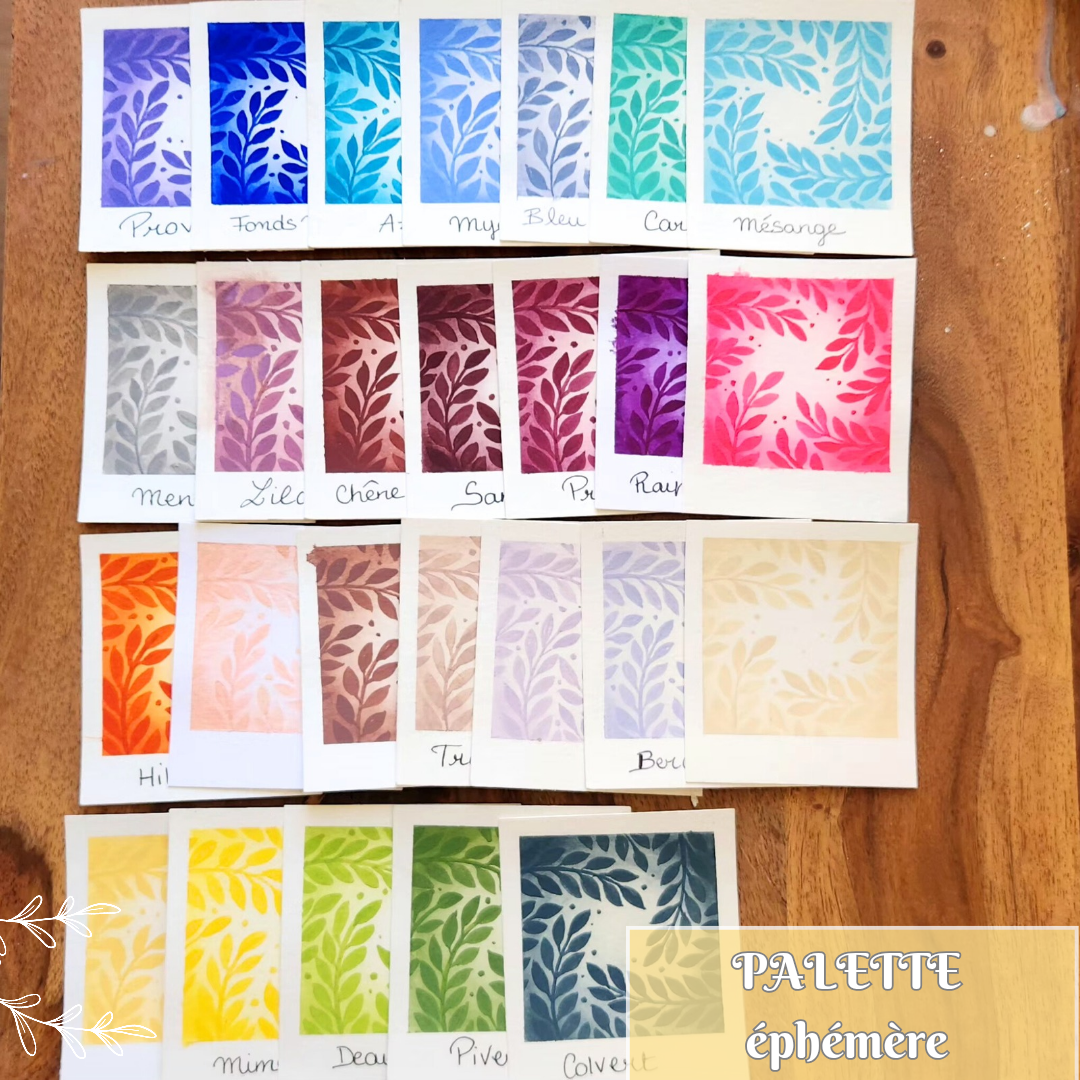 PALETTE 26 demi-godets