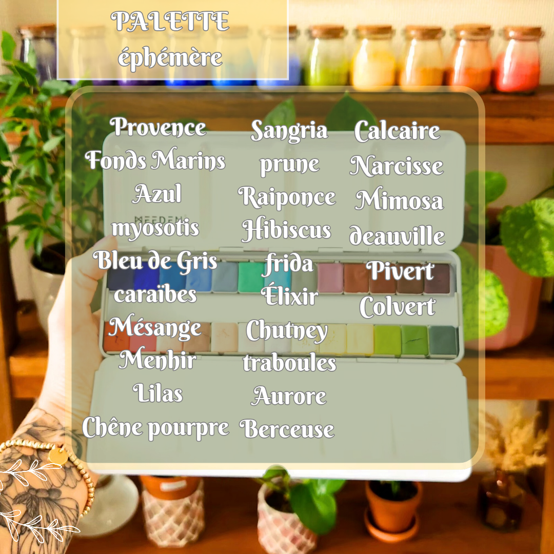 PALETTE 26 demi-godets