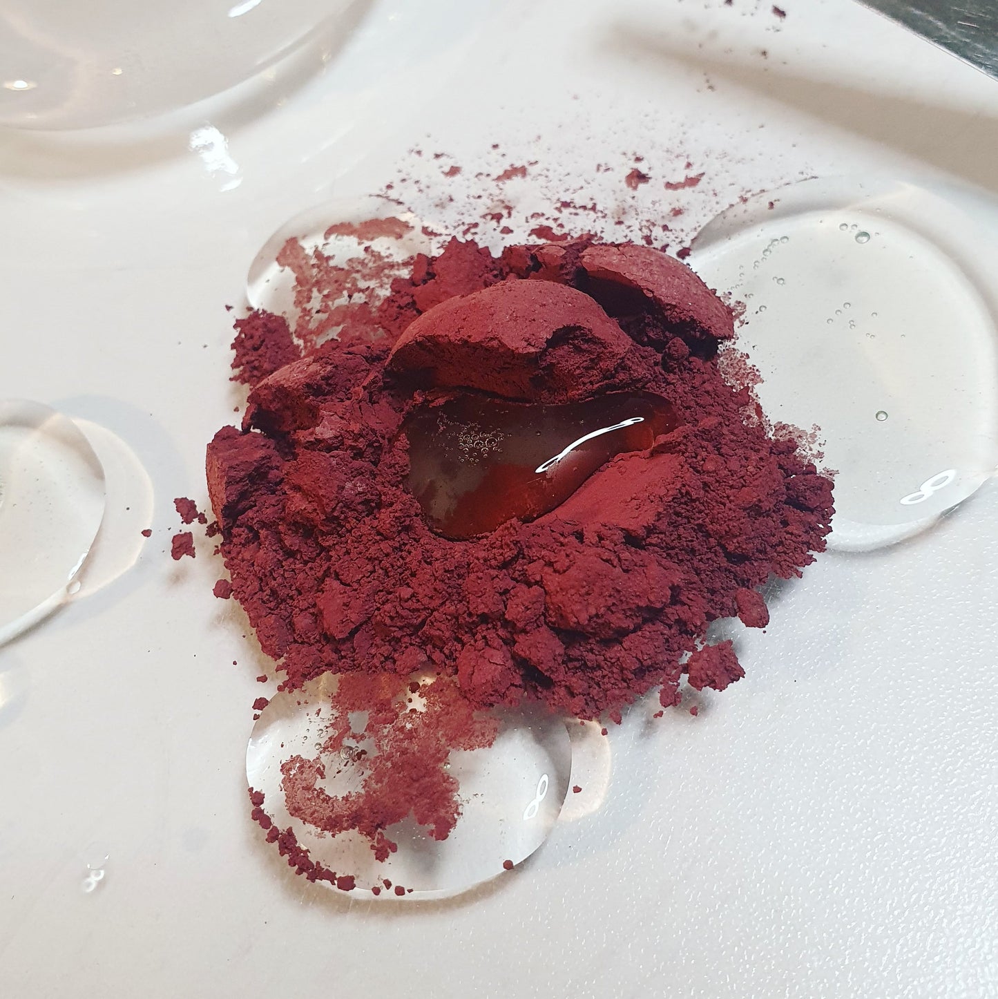 Sangria, aquarelle artisanale, demi-godet