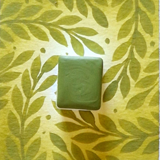 Olive, aquarelle artisanale, demi-godet