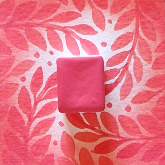 Flamant-Rose, aquarelle artisanale, demi-godet