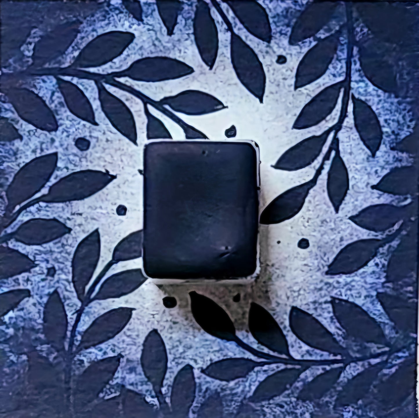 Corbeau, aquarelle artisanale, demi-godet