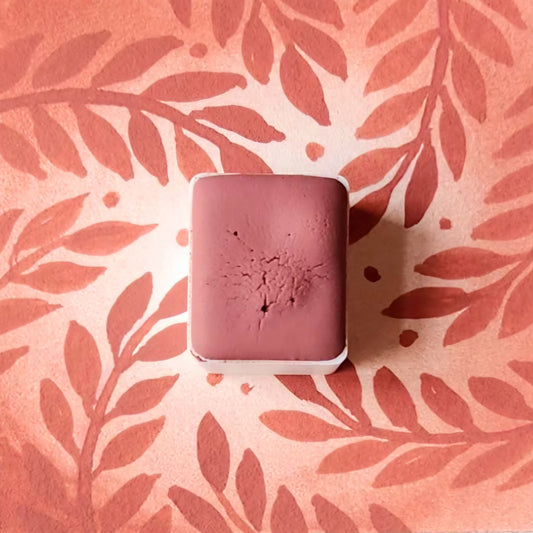 Terre Cuite, aquarelle artisanale, demi-godet