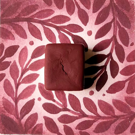 Sangria, aquarelle artisanale, demi-godet