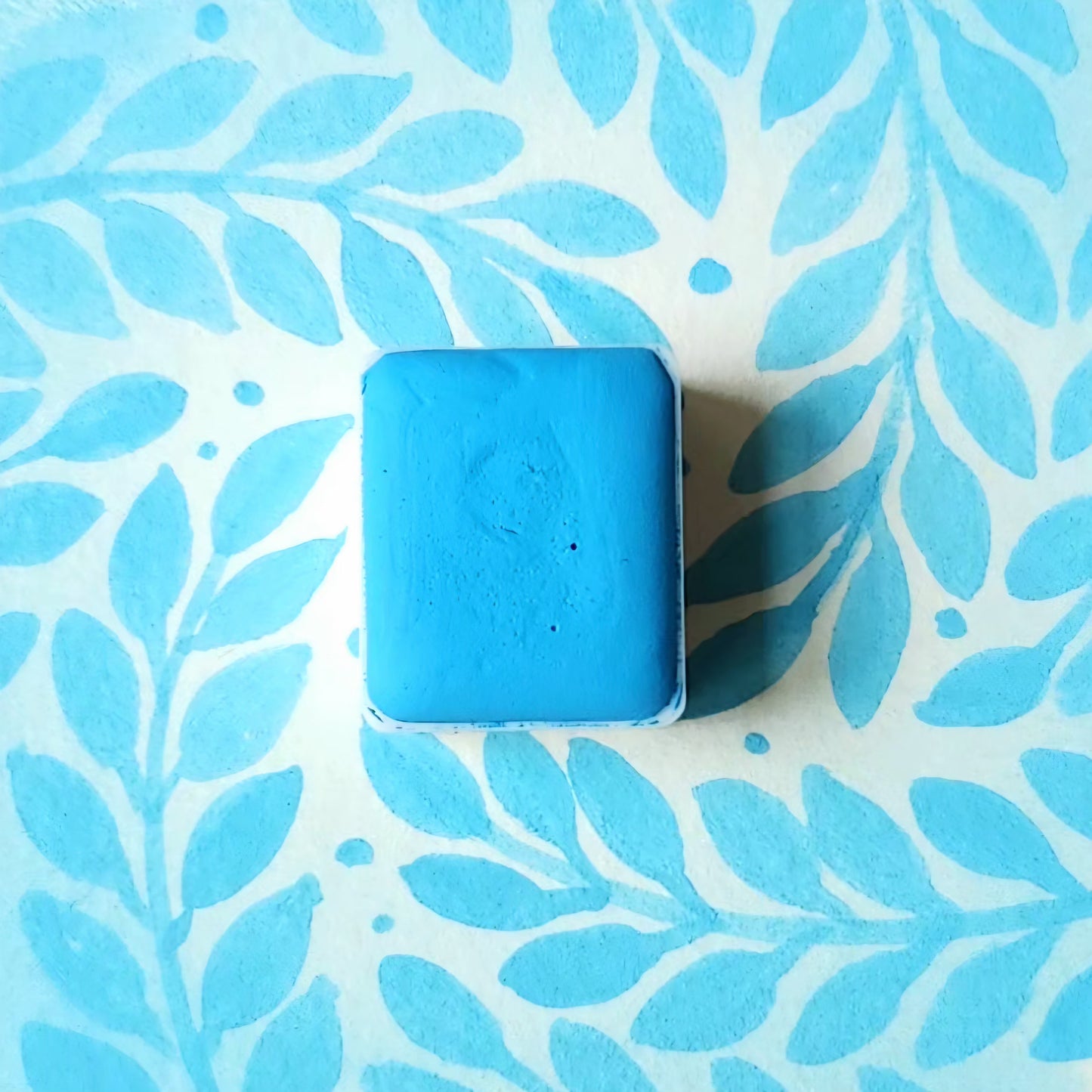 Mésange, aquarelle artisanale, demi-godet