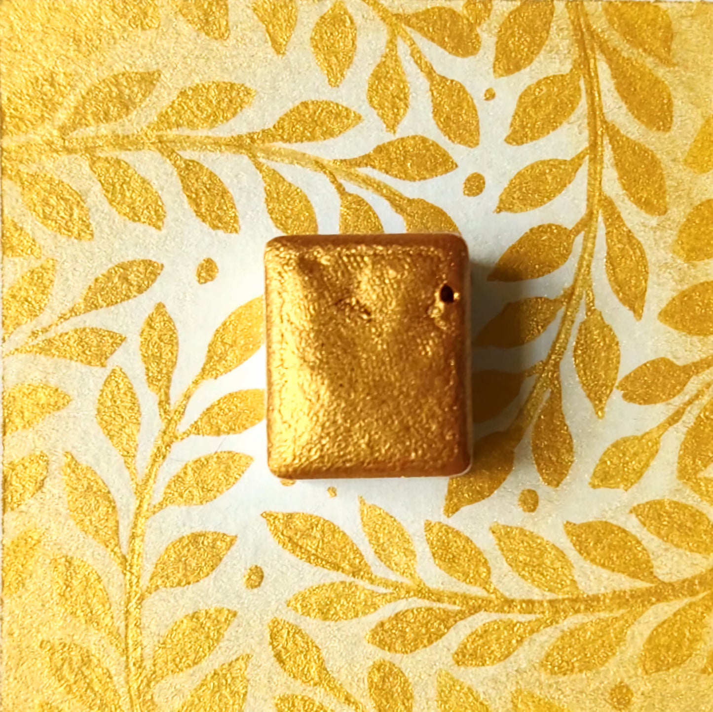 Roi Soleil, aquarelle artisanale, demi-godet