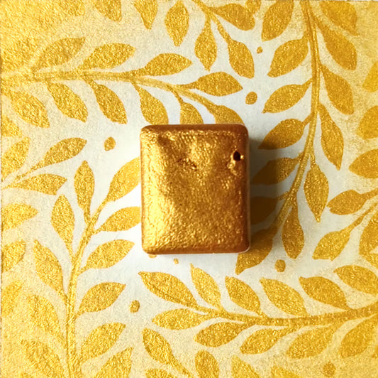 Roi Soleil, aquarelle artisanale, demi-godet