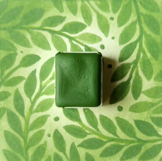 Pivert, aquarelle artisanale, demi-godet