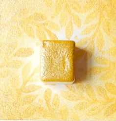 Sablier, aquarelle artisanale, demi-godet