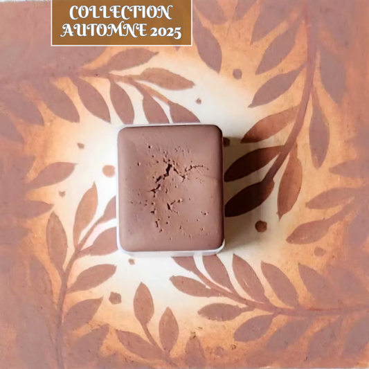 Chai latte, aquarelle artisanale, demi-godet