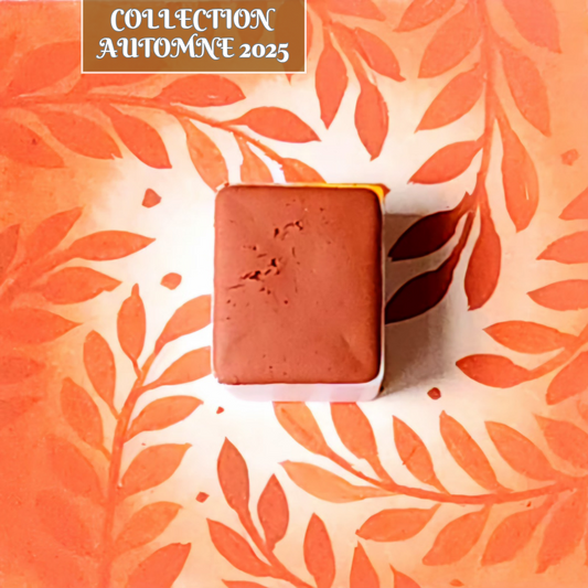 Pumpkin Spice, aquarelle artisanale, demi-godet