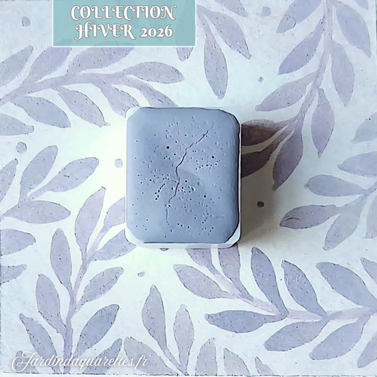 Brume, aquarelle artisanale, demi-godet