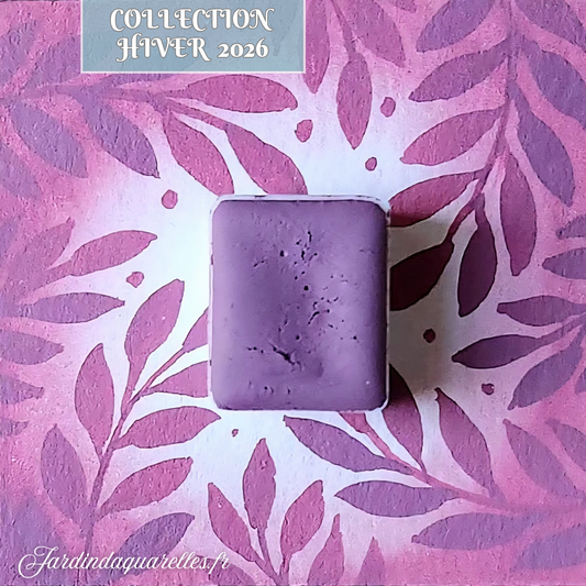 Rose rétro, aquarelle artisanale, demi-godet