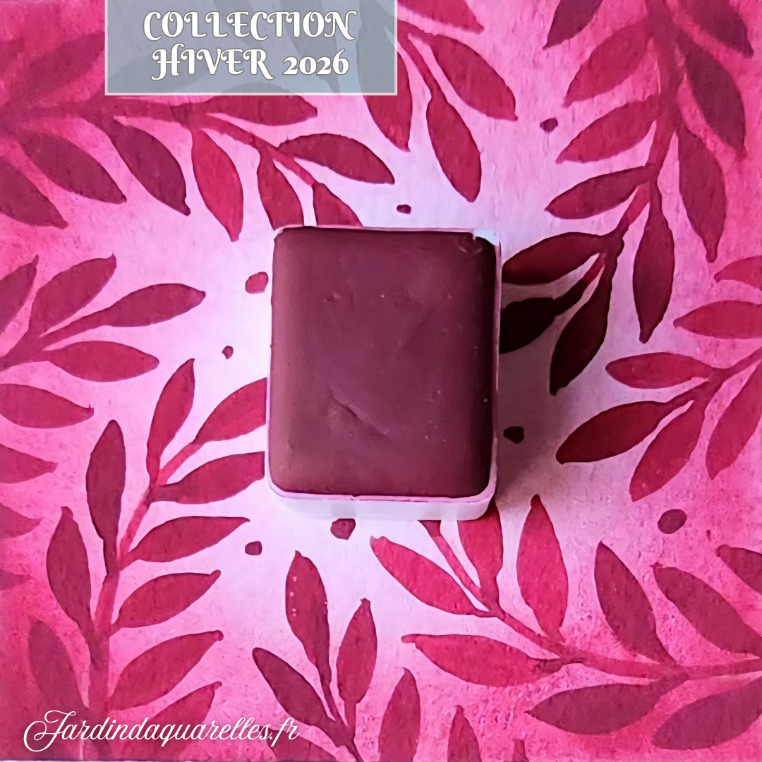 Velours, aquarelle artisanale, demi-godet