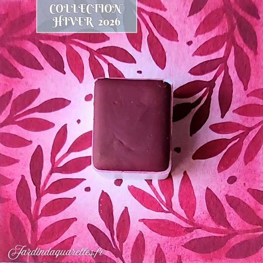 Velours, aquarelle artisanale, demi-godet