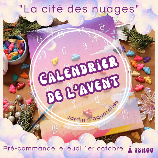 PRÉ-COMMANDE calendrier de l'avent "LA CITE DES NUAGES"
