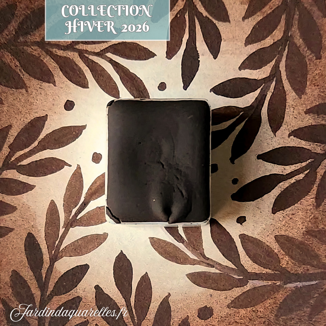 Écorce, aquarelle artisanale, demi-godet