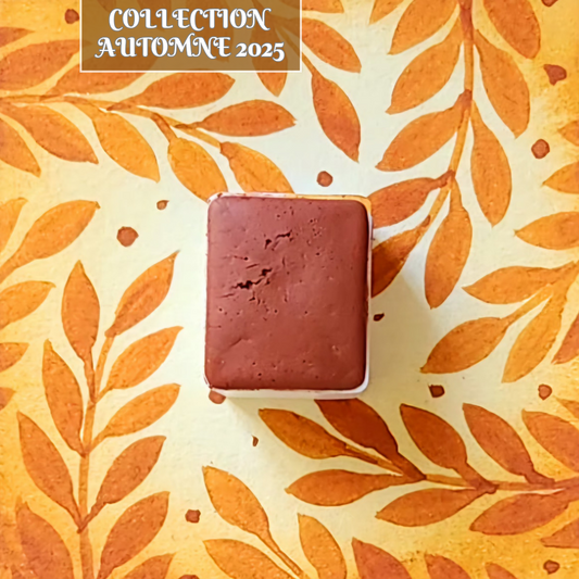 Braise, aquarelle artisanale, demi-godet