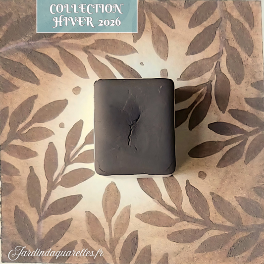 Chêne gris, aquarelle artisanale, demi-godet