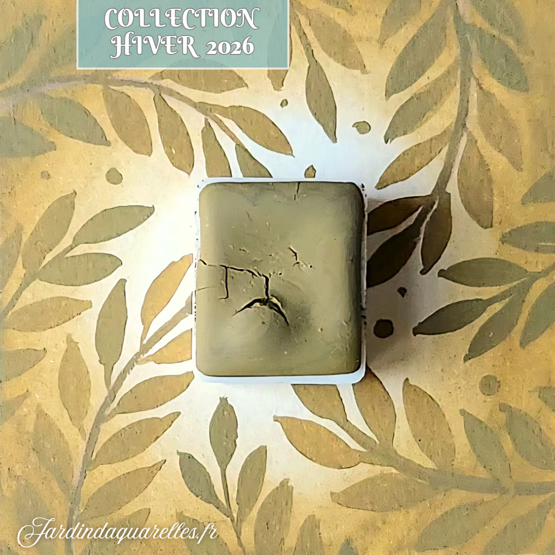 Muscade, aquarelle artisanale, demi-godet