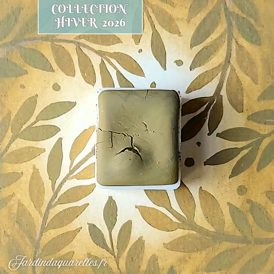 Muscade, aquarelle artisanale, demi-godet